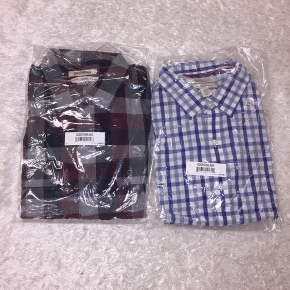 🔻2 NWT Good Threads Mens Long Sleeve Tops